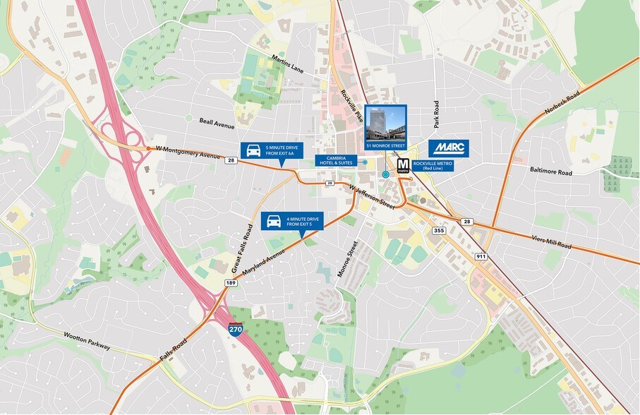 More Photos Of 51 Monroe St, Rockville Office For Lease