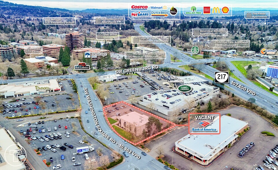 More Photos Of 10101 SW Washington Square Rd, Portland Bank For Lease