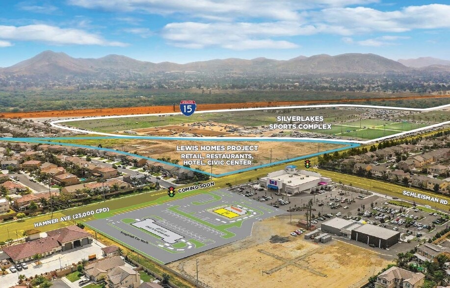 Primary Photo Of 7117 Hamner Ave, Eastvale Freestanding For Lease