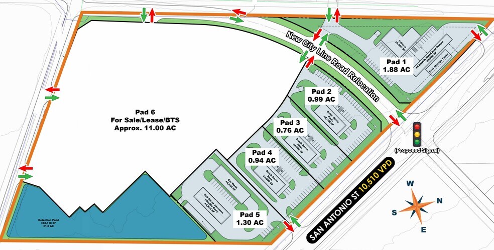 More Photos Of 2100 W San Antonio St, Lockhart Land For Lease