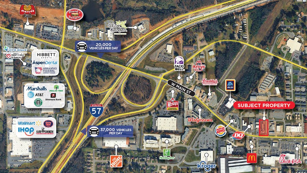 More Photos Of 918 W Main St, Cabot Fast Food For Sale