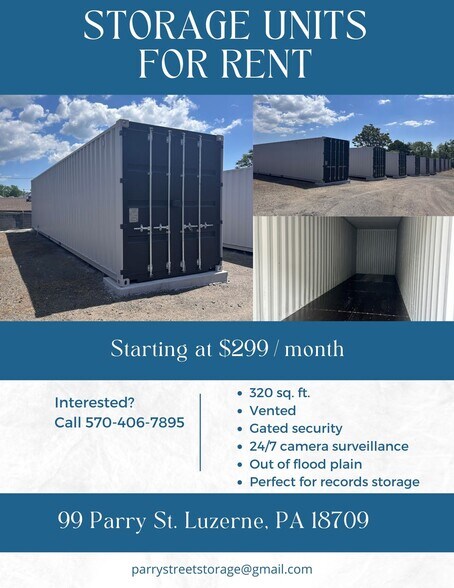 Primary Photo Of 99 Parry St, Luzerne Warehouse For Lease