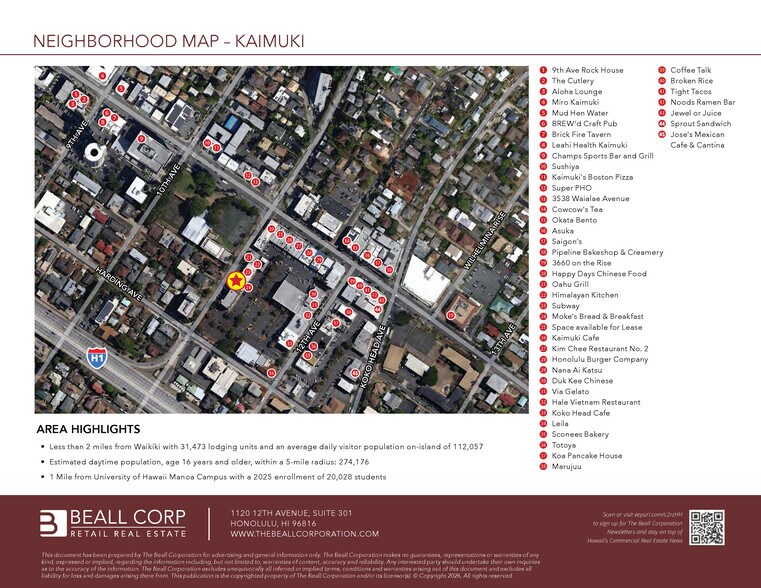 More Photos Of 1127 11th Ave, Honolulu Office For Lease
