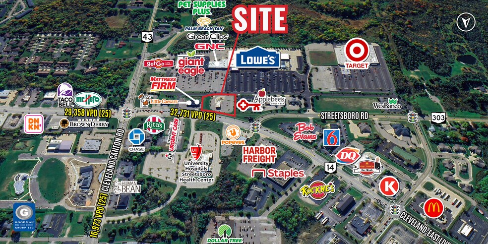 More Photos Of 1240 OH-303, Streetsboro Fast Food For Lease