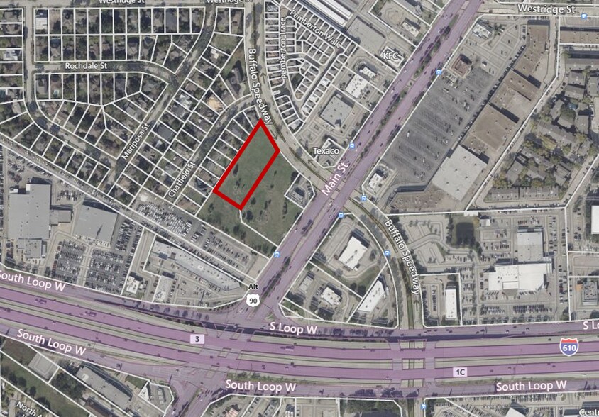 Primary Photo Of 9696 Main St, Houston Land For Sale