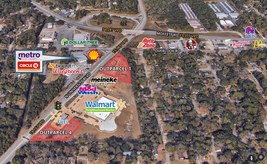 Primary Photo Of 1300 N University Blvd, Mobile Land For Lease