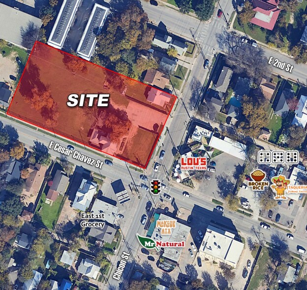 More Photos Of 1800-1808 E Cesar Chavez St, Austin Land For Sale