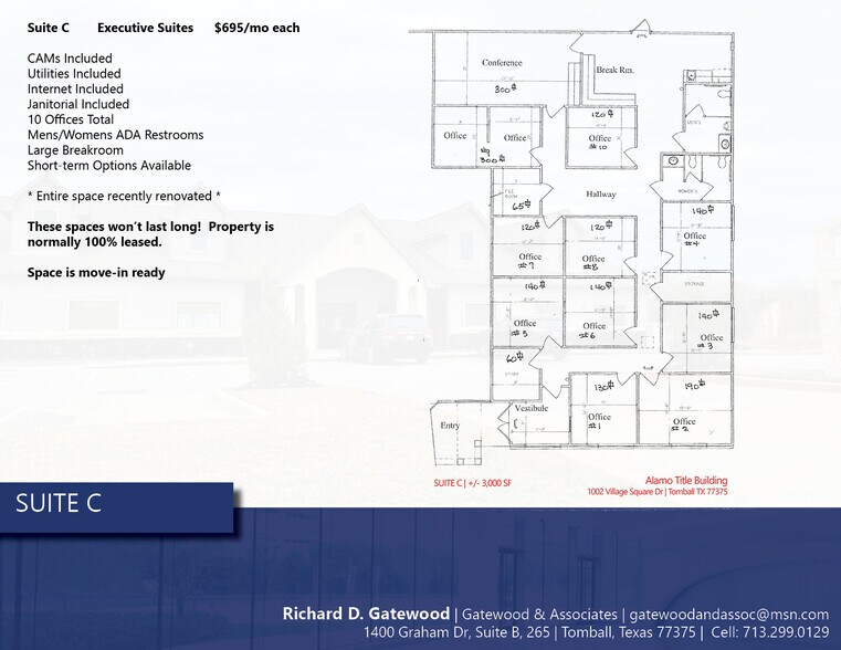 More Photos Of 1002 Village Square Dr, Tomball Office For Lease