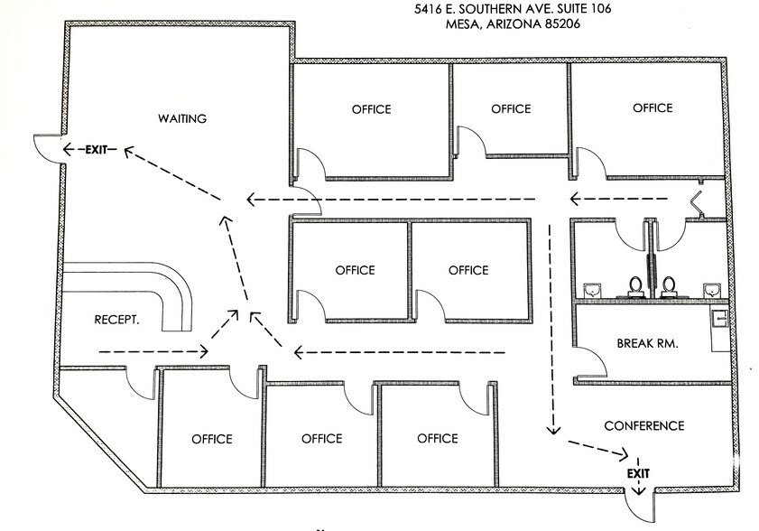 More Photos Of 5416 E Southern Ave, Mesa Medical For Sale