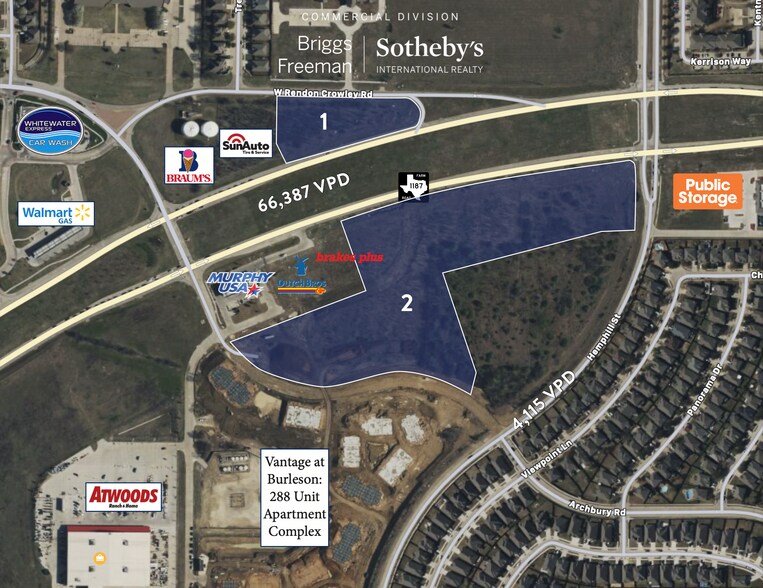 Primary Photo Of Hwy 1187 @ Hemphill, Fort Worth Land For Sale