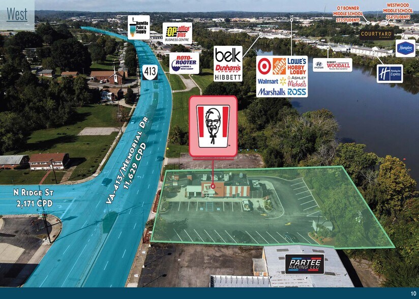 More Photos Of 604 Memorial Dr, Danville Fast Food For Sale