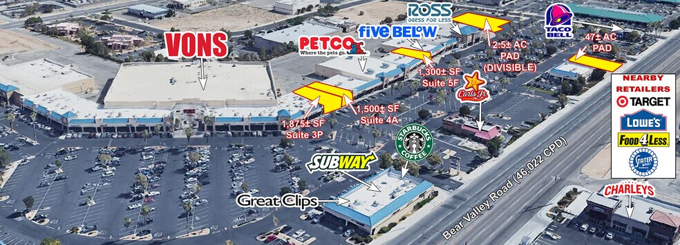 More Photos Of 17100 Bear Valley Rd, Victorville General Retail For Sale