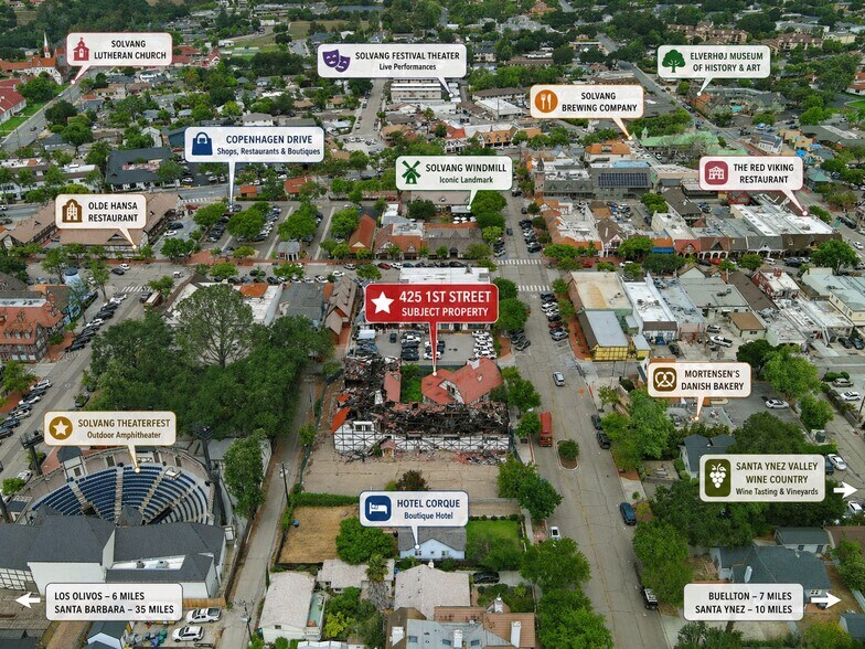 Primary Photo Of 425 1st St, Solvang Land For Sale