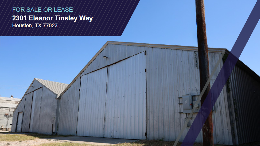 Primary Photo Of 2301 Eleanor Tinsley Way, Houston Warehouse For Sale