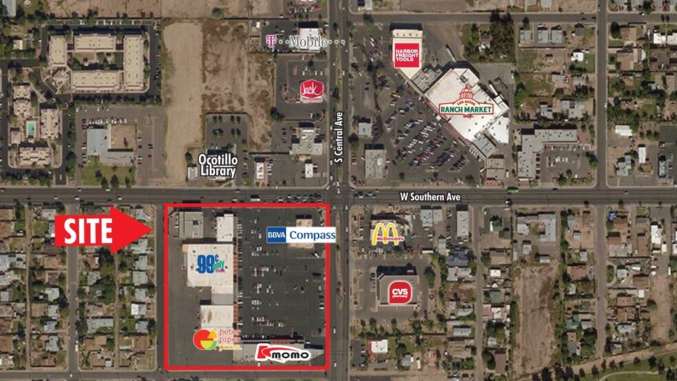 More Photos Of 6000-6076 S Central Ave, Phoenix Storefront Retail Office For Lease