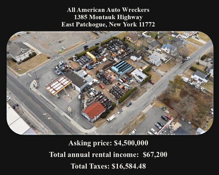 Primary Photo Of 1385 Montauk Hwy, East Patchogue Warehouse For Sale