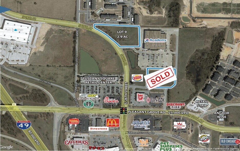 Primary Photo Of Centre Point Pleasant Grove, Rogers Land For Sale