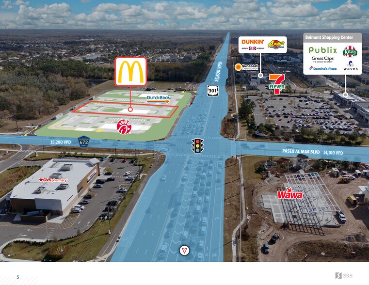 More Photos Of SEC of Balm Road and U.S. Highway 301, Riverview Fast Food For Sale