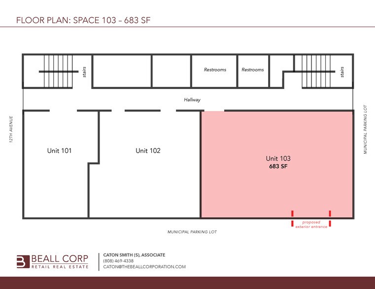 More Photos Of 1109 12th Ave, Honolulu Loft Creative Space For Lease