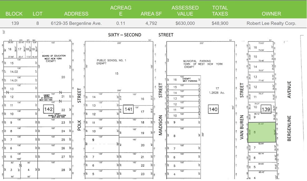 More Photos Of 6135 Bergenline Ave, West New York Storefront Retail Residential For Lease