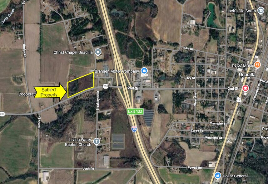 More Photos Of Highway 230, Unadilla Land For Sale