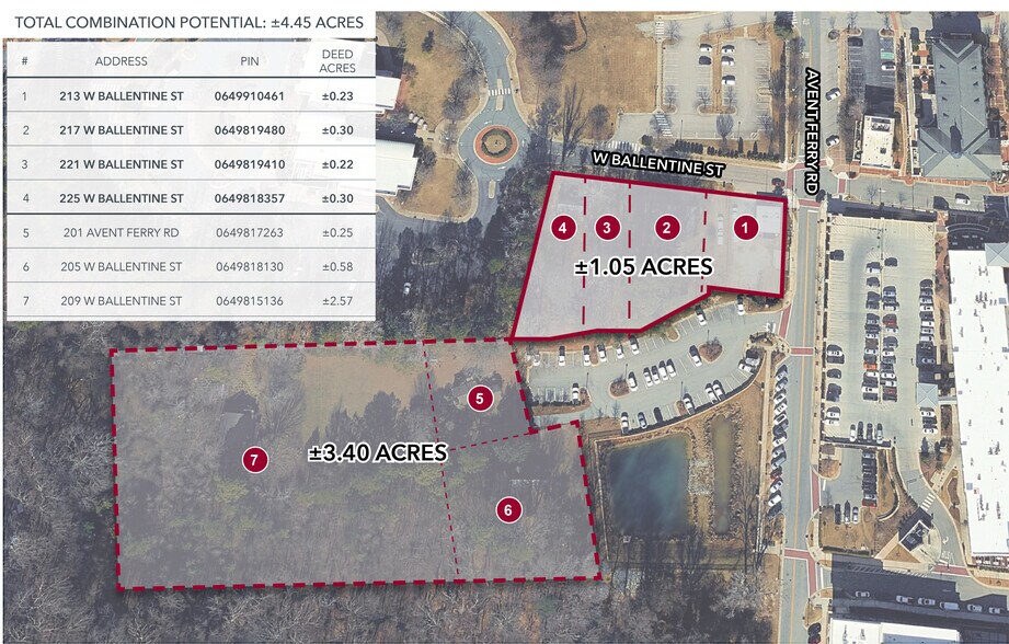 More Photos Of 213 W Ballentine St, Holly Springs Land For Sale