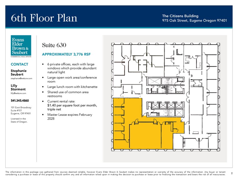 More Photos Of 975 Oak St, Eugene Office For Lease