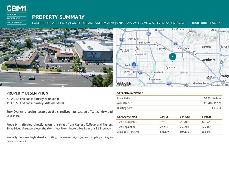 More Photos Of 9203-9215 Valley View St, Cypress Unknown For Lease