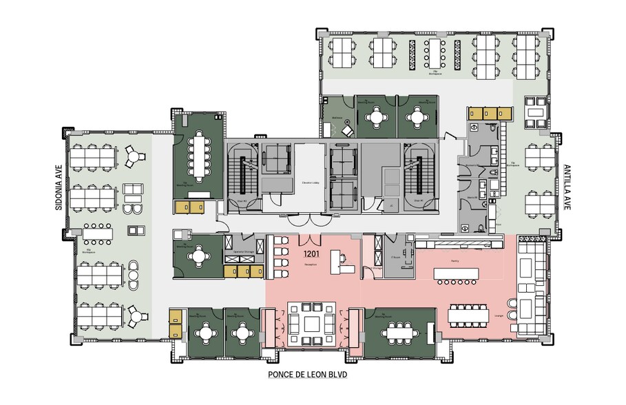 More Photos Of 1200 Ponce De Leon Blvd, Coral Gables Office Residential For Lease