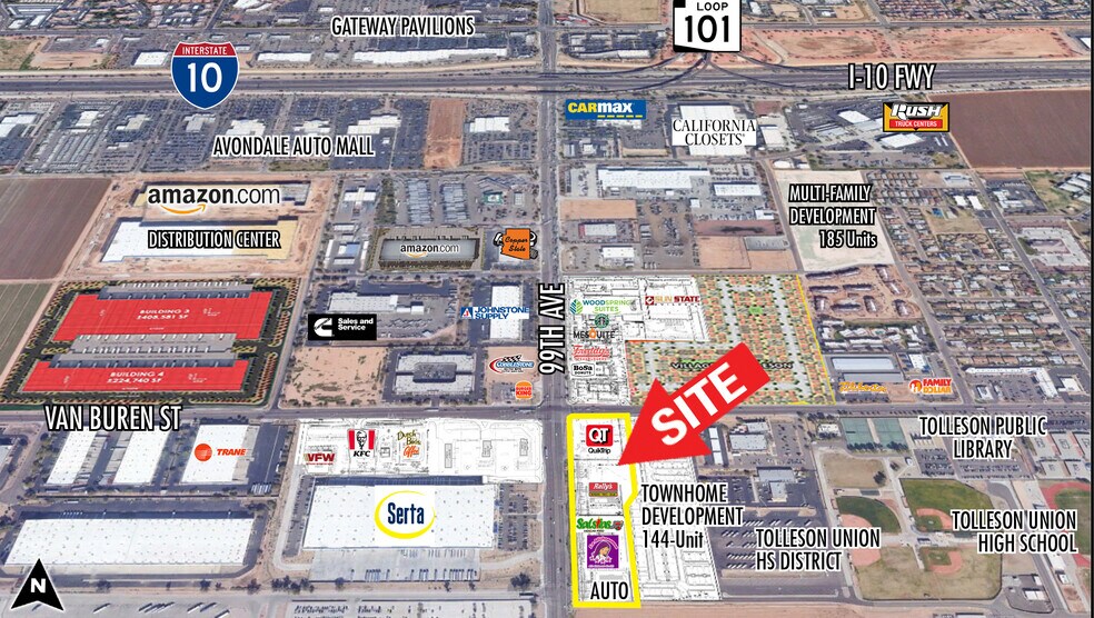More Photos Of SEC 99th & Van Buren St ave, Tolleson Land For Sale