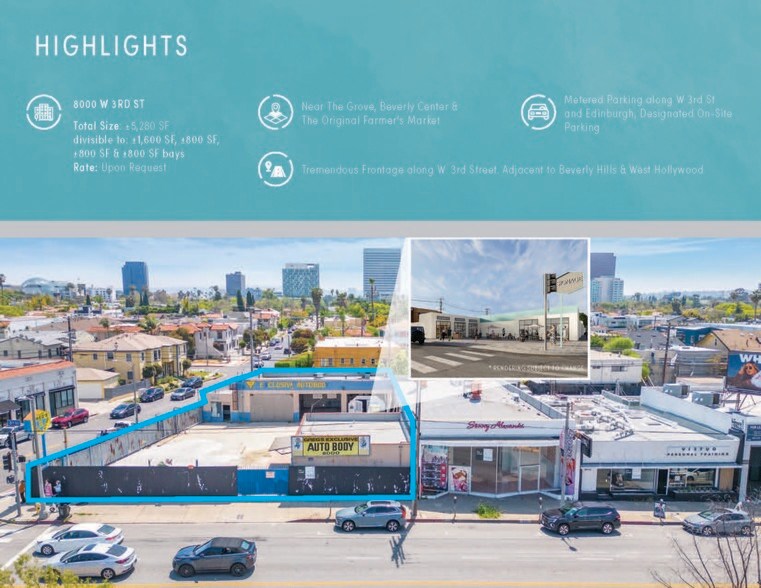 More Photos Of 8000 W 3rd St, Los Angeles Freestanding For Lease