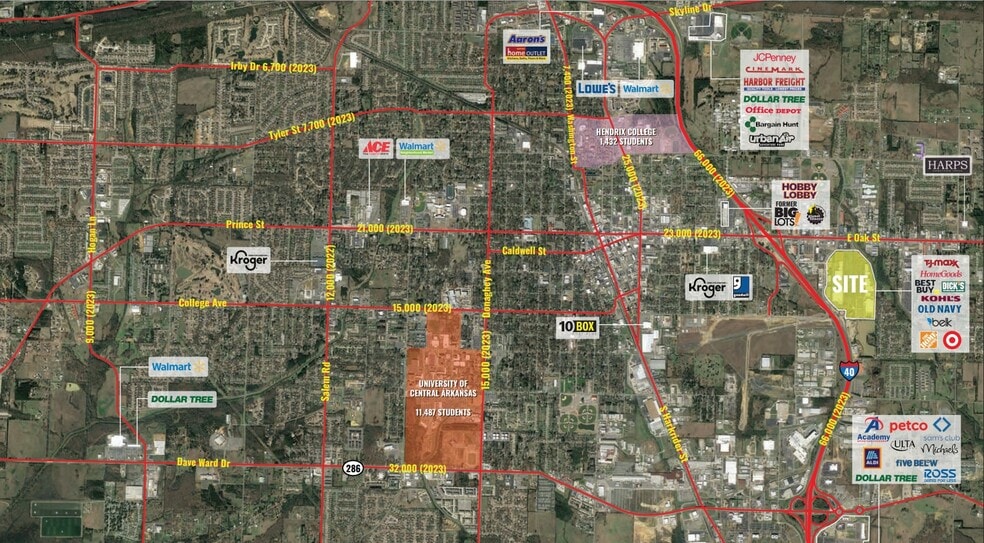 More Photos Of Hwy 40 @ NEC Hwy 40 & Hwy 64, Conway Unknown For Lease