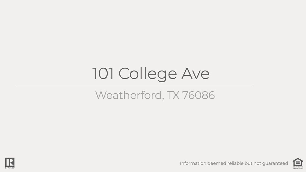 More Photos Of 101 College Ave, Weatherford Storefront Retail Office For Sale