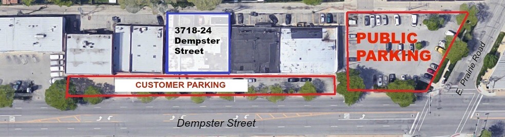 More Photos Of 3718-3720 Dempster St, Skokie Storefront For Sale