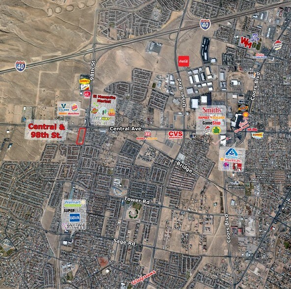 More Photos Of 98th & Central Blvd, Albuquerque Land For Lease