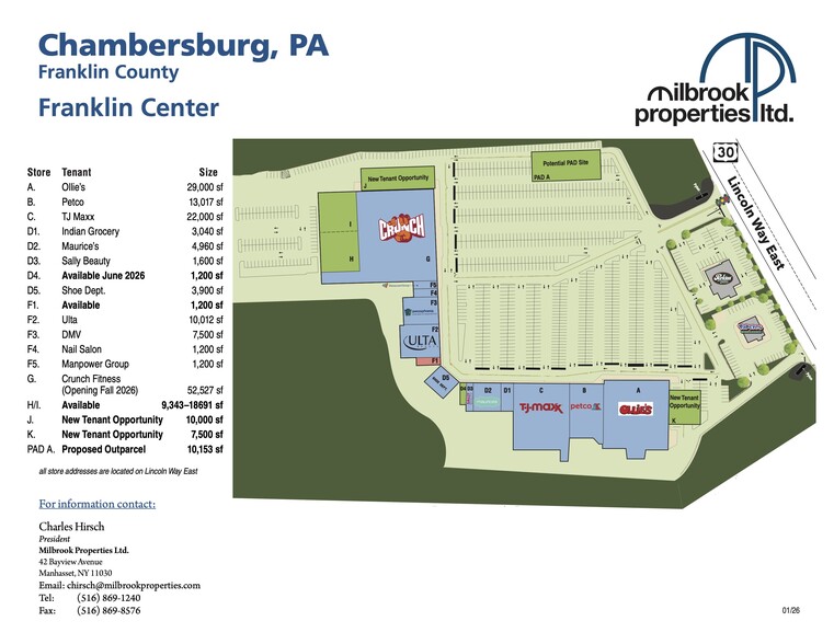 More Photos Of 1320 Lincoln Way E, Chambersburg Unknown For Lease