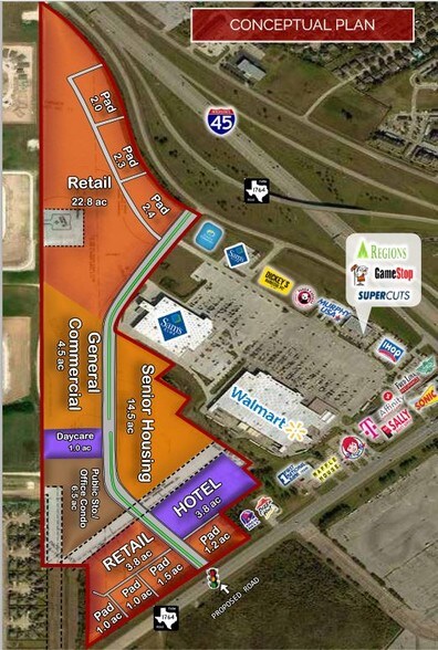 More Photos Of I-45 & FM 1764, La Marque Land For Sale