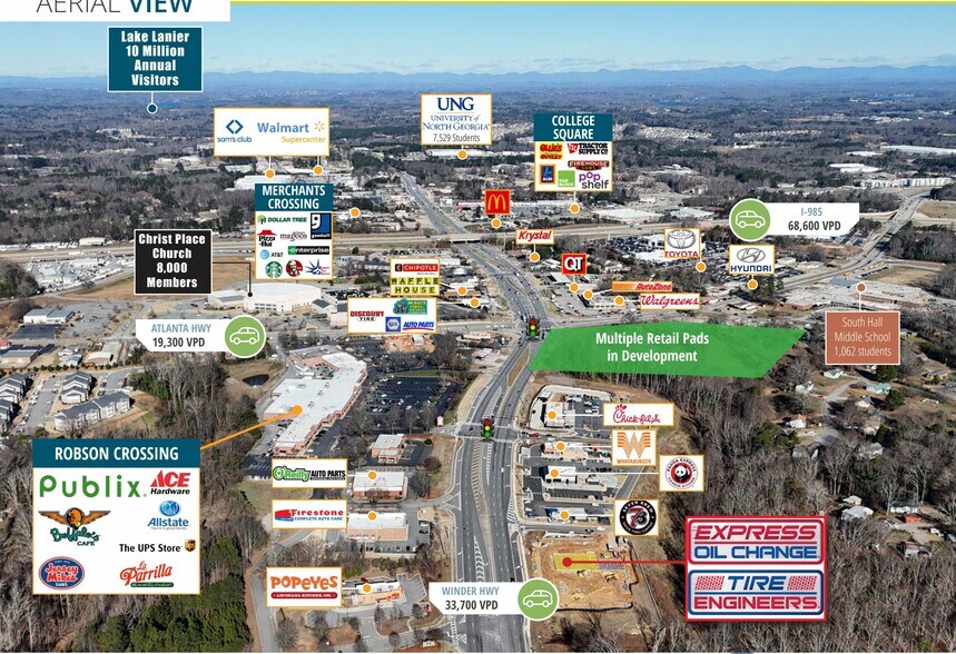 More Photos Of 3455 Winder Hwy, Flowery Branch General Retail For Sale