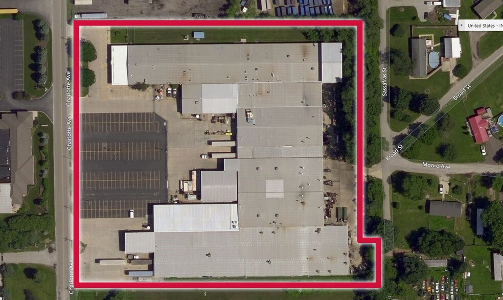 More Photos Of 3308 Charlotte Ave, Elkhart Manufacturing For Lease