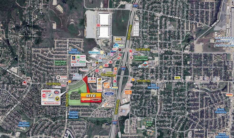 More Photos Of 9713 White Settlement Road, Fort Worth Land For Sale