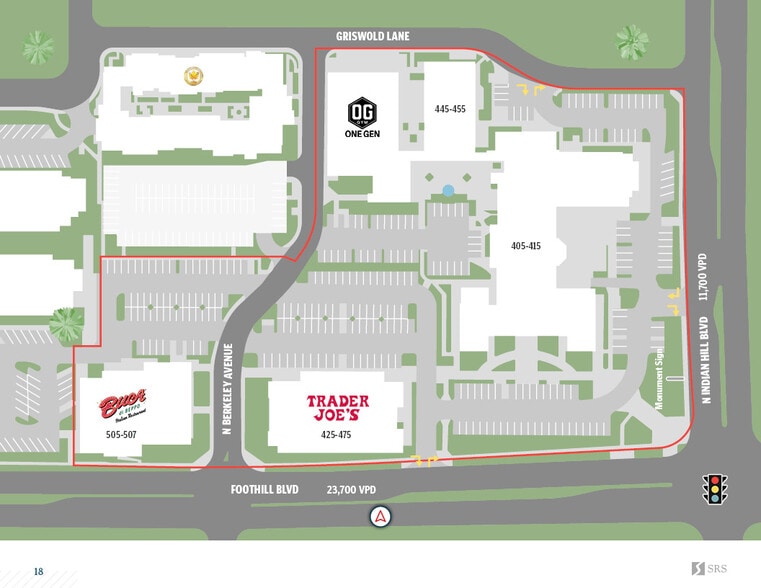 More Photos Of 405-415 W Foothill Blvd, Claremont Storefront Retail Office For Sale