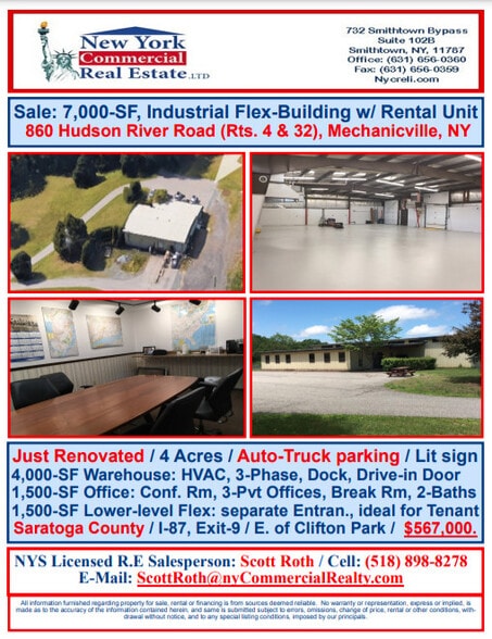 More Photos Of 860 Hudson River Rd, Mechanicville Manufacturing For Lease