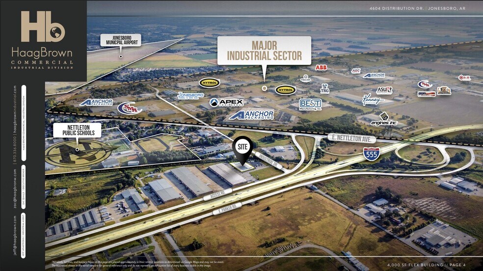 More Photos Of 4604 Distribution Dr, Jonesboro Freestanding For Sale