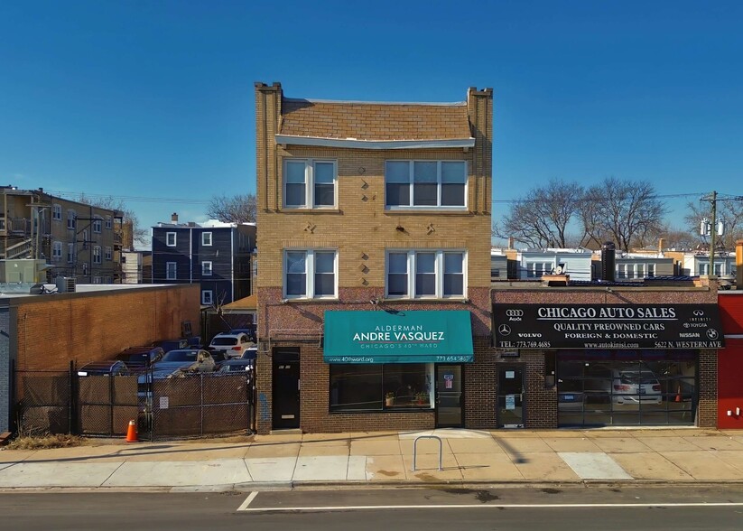 Primary Photo Of 5620 N Western Ave, Chicago Storefront Retail Residential For Sale