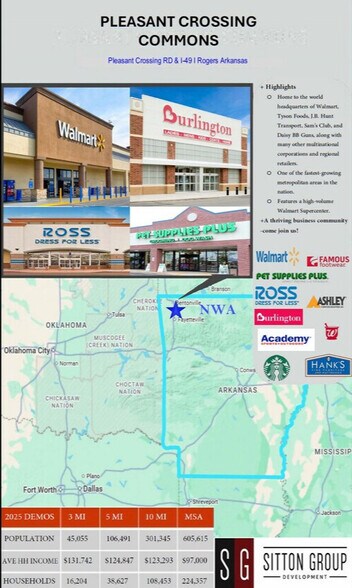 Primary Photo Of 4315 Pleasant Crossing Blvd, Rogers General Retail For Lease