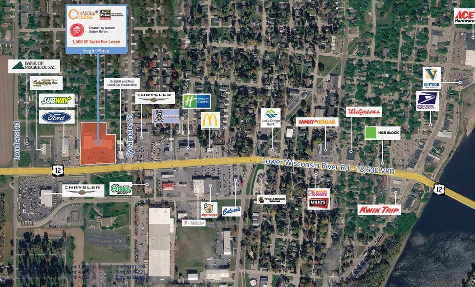 More Photos Of 827 Phillips Blvd, Sauk City General Retail For Lease