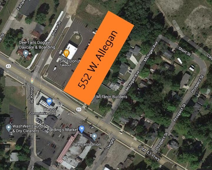 More Photos Of 552 W Allegan St, Plainwell Land For Lease