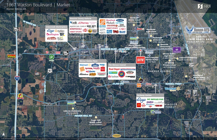 More Photos Of 1867 Watson Blvd, Warner Robins Fast Food For Lease