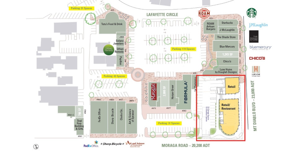 More Photos Of 3525-3529 Mt Diablo Blvd, Lafayette Storefront For Lease