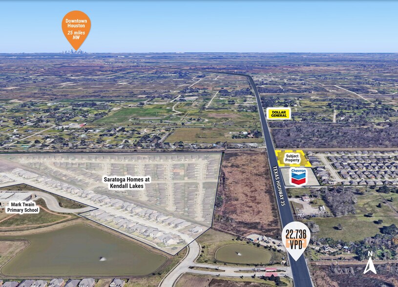 More Photos Of 5432 TX-35, Alvin Land For Sale